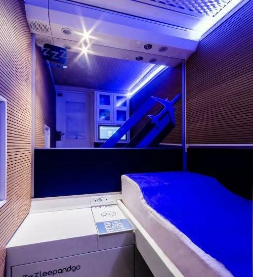 Hotel-cápsula Resting Pods   Zzzleepandgo Vce Venice Airport