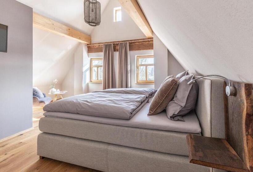 펜션 Maindrei Schlafen Am Fluss