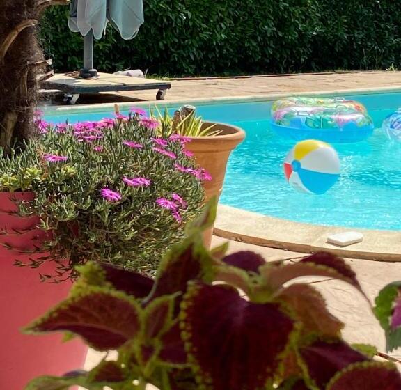 민박 Chambres Dans Villa Avec Piscine