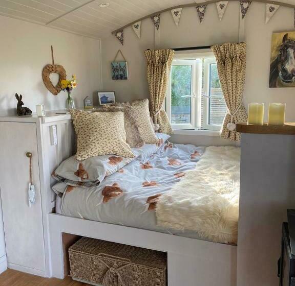 酒店 Willowbank Shepherds Hut