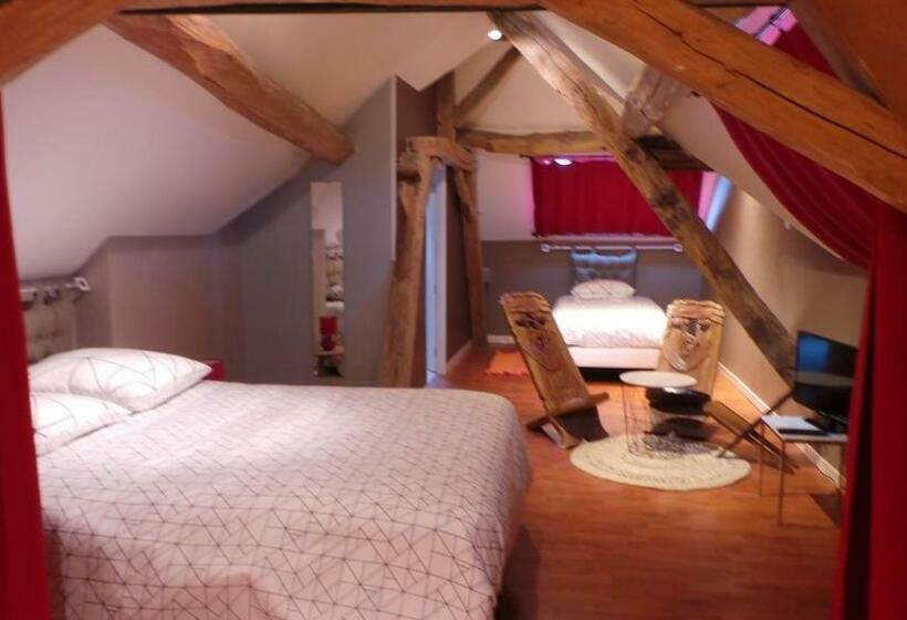 민박 Chambre D Hôtes Mansardée