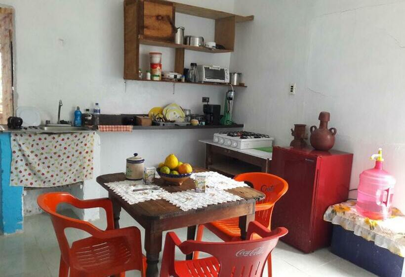 ペンション Hostal Y Temazcal Guemez