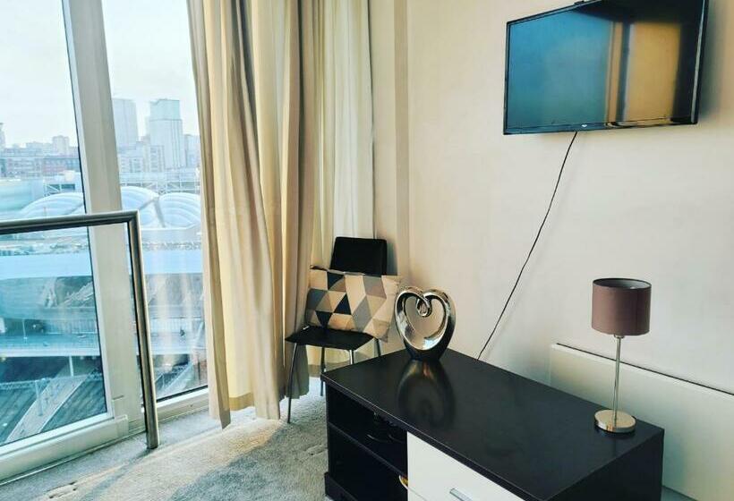 Cityscape Apartment In Birmingham With Self Checkin