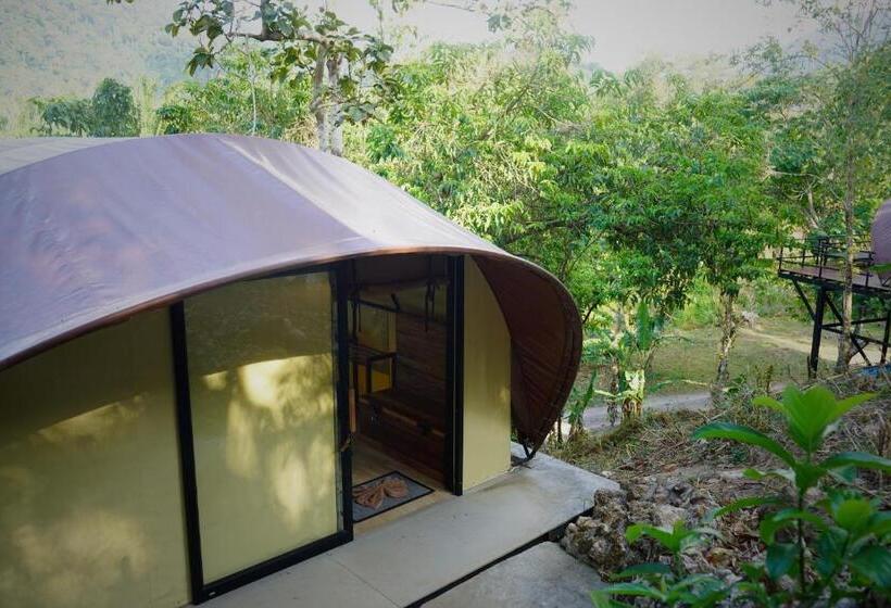 בית מלון כפרי Kachonghills Tented Resort Trang