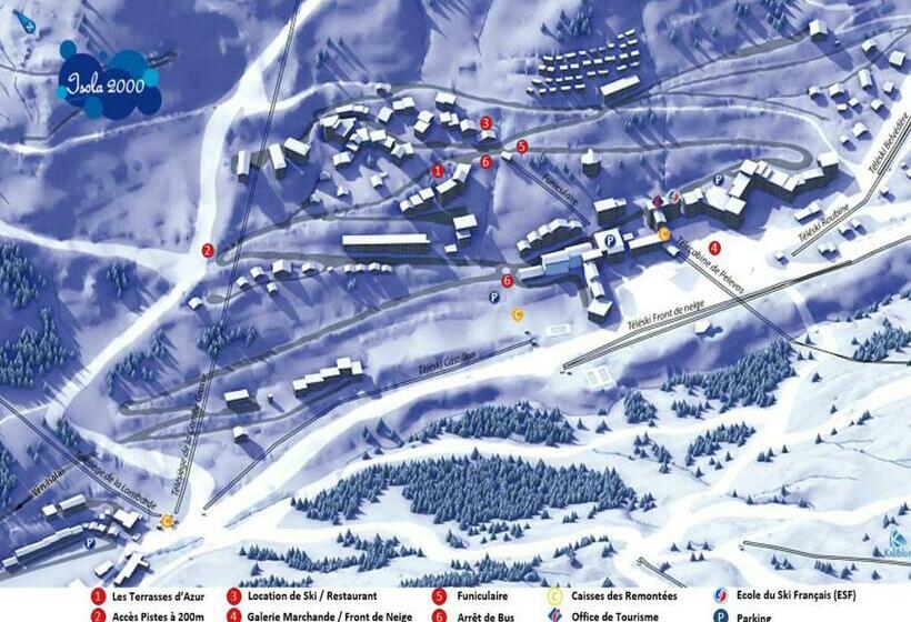 Appartement 2p Isola 2000