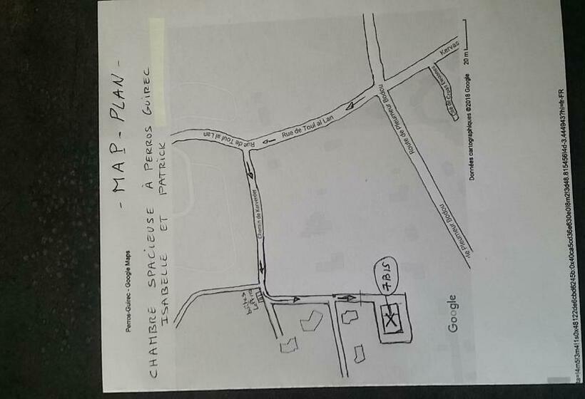 پانسیون Chambre Spacieuse, Moderne Et Très Confortable à Perros Guirec