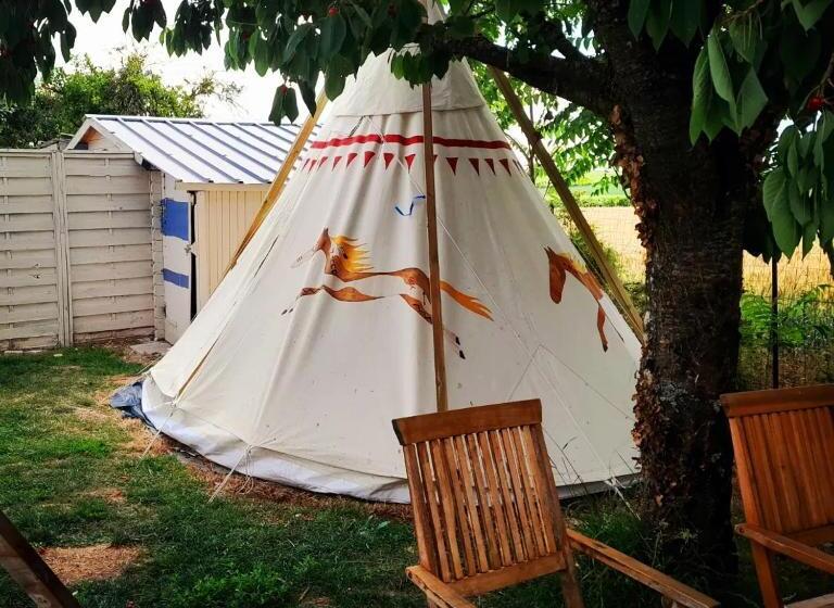 פנסיון Les Flots De Ma Vie Chambres D Hotes Et Tipi Florence Et Virginie Gossin