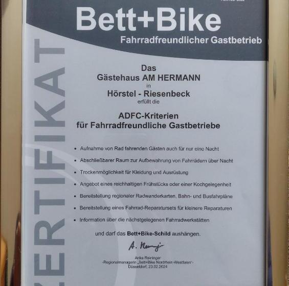 펜션 Gästehaus Am Hermann