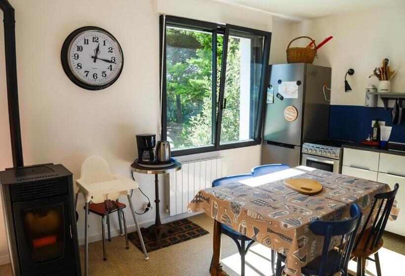 بنسيون Appartement Roc H Avel   Front De Mer, Vue Sur Mer Et Jardin Ensoleillé Sans Vis à Vis