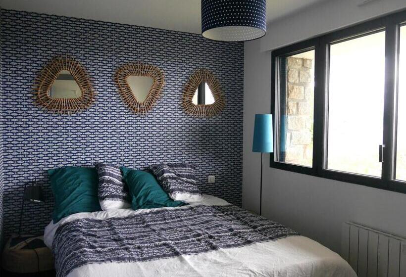 بنسيون Appartement Roc H Avel   Front De Mer, Vue Sur Mer Et Jardin Ensoleillé Sans Vis à Vis