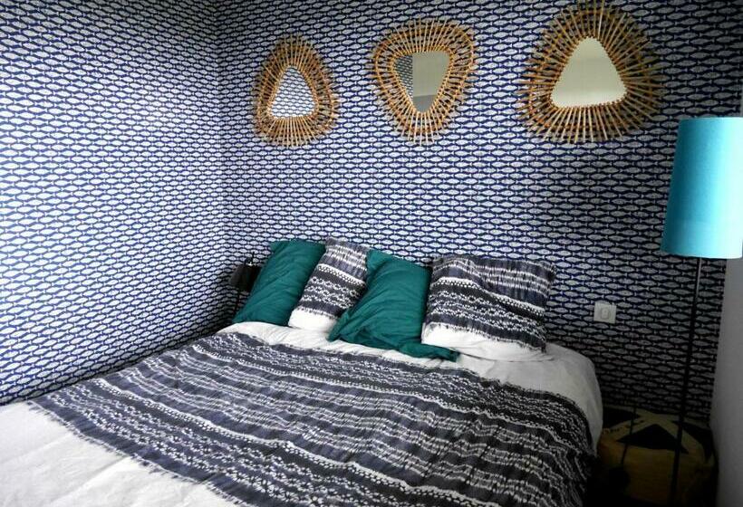 بنسيون Appartement Roc H Avel   Front De Mer, Vue Sur Mer Et Jardin Ensoleillé Sans Vis à Vis