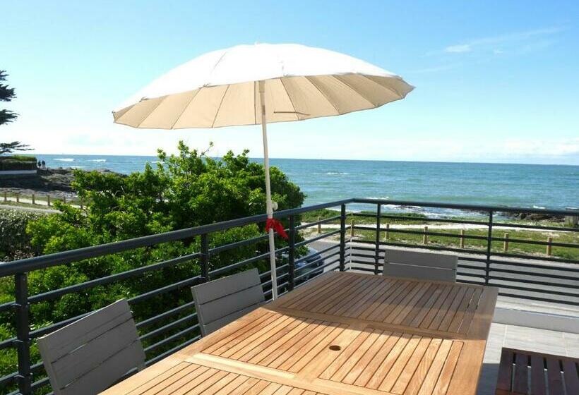 بنسيون Appartement Roc H Avel   Front De Mer, Vue Sur Mer Et Jardin Ensoleillé Sans Vis à Vis