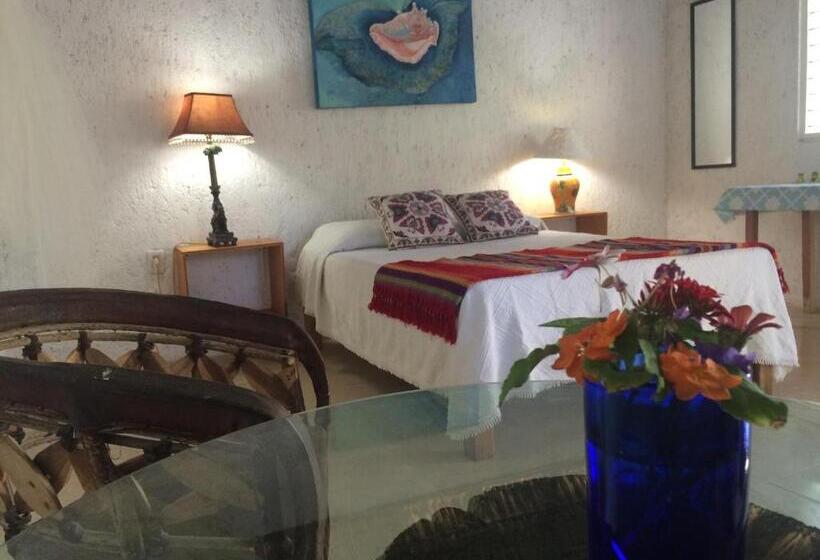 ベッドアンドブレックファースト Mayan Bungalow Near Chichén