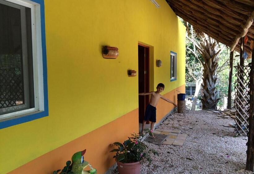 ベッドアンドブレックファースト Mayan Bungalow Near Chichén