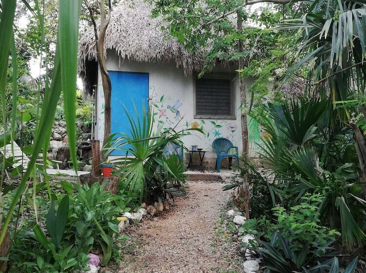 ベッドアンドブレックファースト Mayan Bungalow Near Chichén