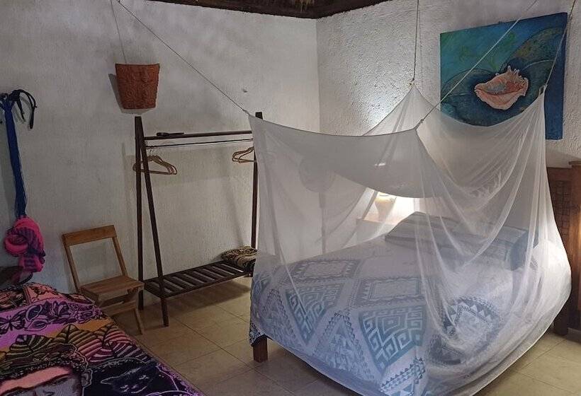 ベッドアンドブレックファースト Mayan Bungalow Near Chichén