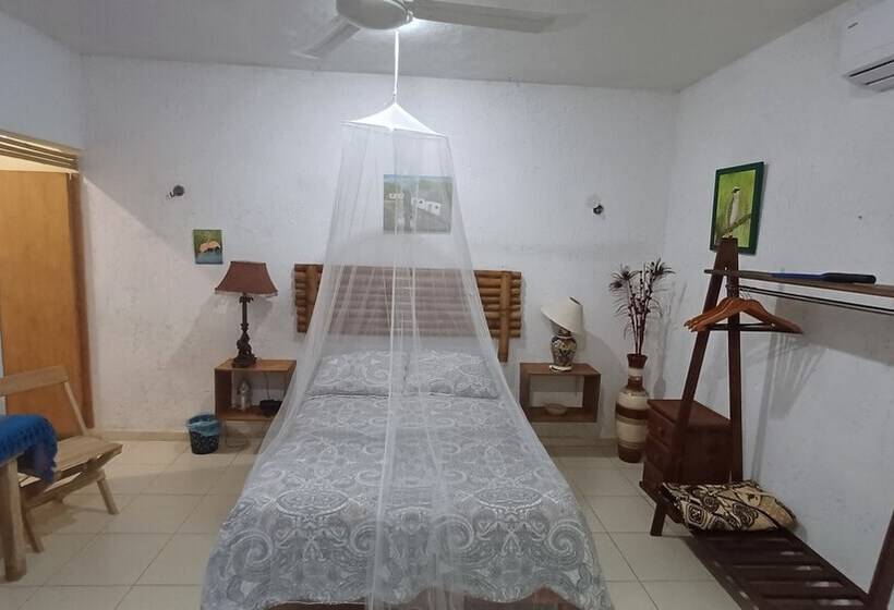 ベッドアンドブレックファースト Mayan Bungalow Near Chichén