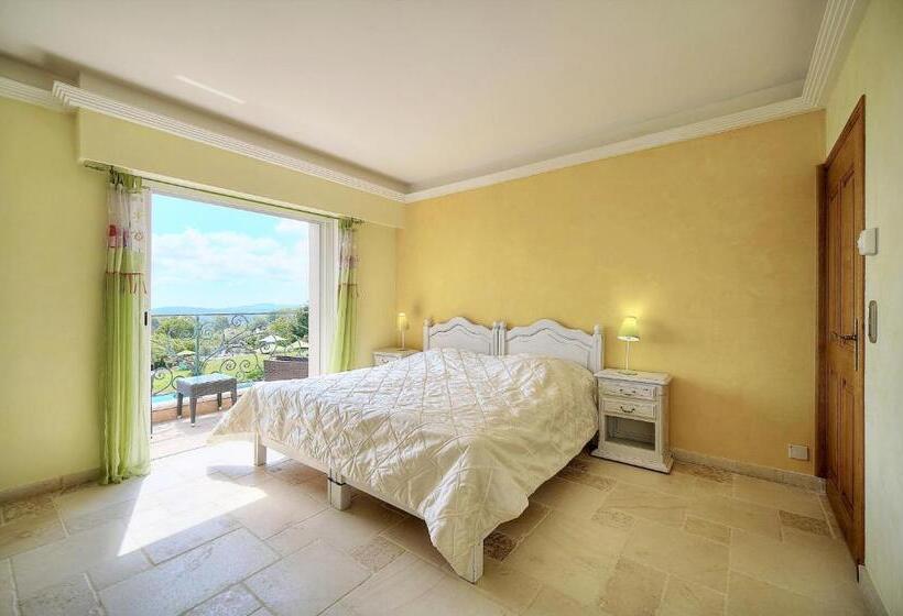 ベッドアンドブレックファースト Havre De Paix 5 étoiles Prestige Jacuzzi, Hammam, Sauna, Piscine Chauffée Mougins Cannes Grasse