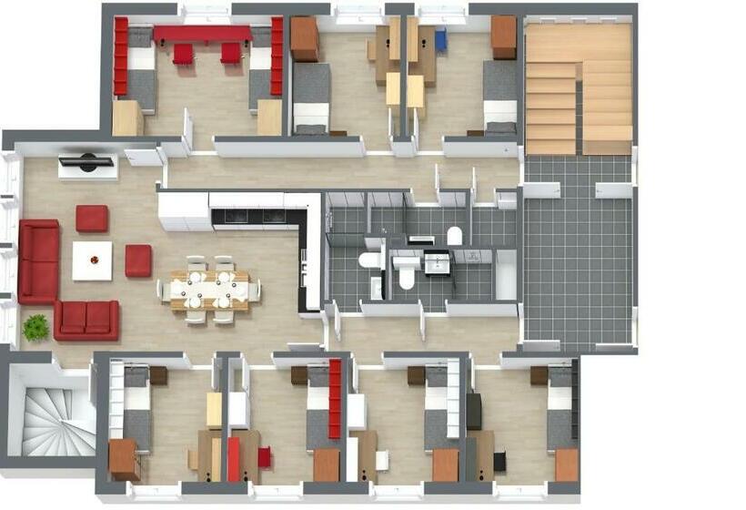 فندق صغير Namsos Hybelhus