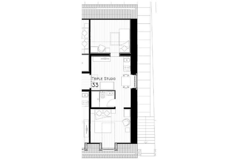 بنسيون Ah33   Estúdios