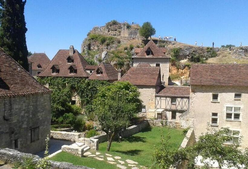 Пансион Charme, Jardin Et Vue Panoramique En Plein Coeur De St Cirq