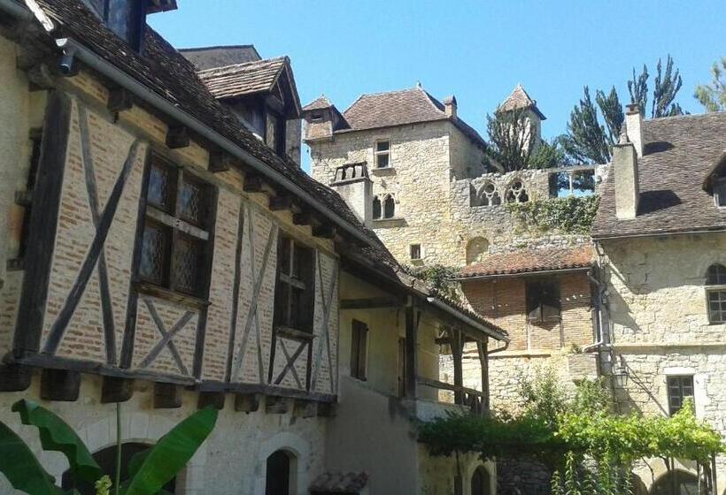 Пансион Charme, Jardin Et Vue Panoramique En Plein Coeur De St Cirq