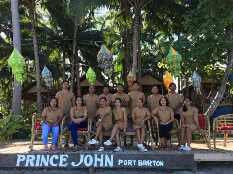 هاستل Prince John Beachfront Eco Bungalows And Restaurant