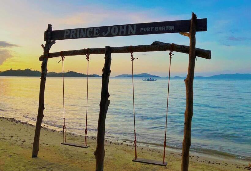 هاستل Prince John Beachfront Eco Bungalows And Restaurant