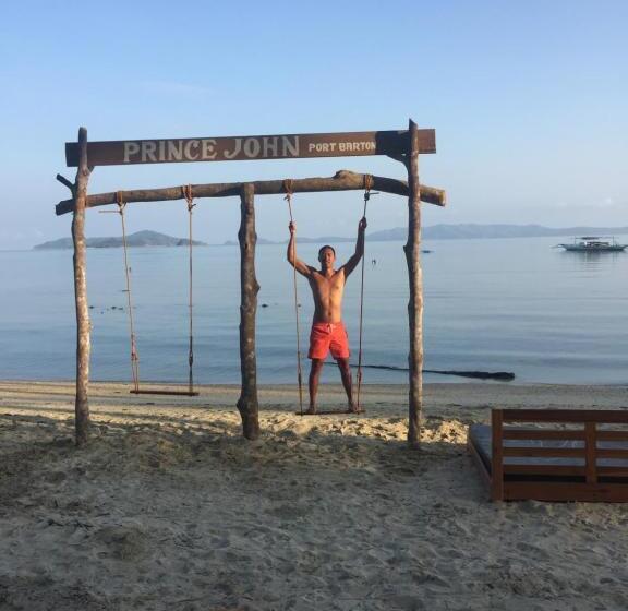 هاستل Prince John Beachfront Eco Bungalows And Restaurant