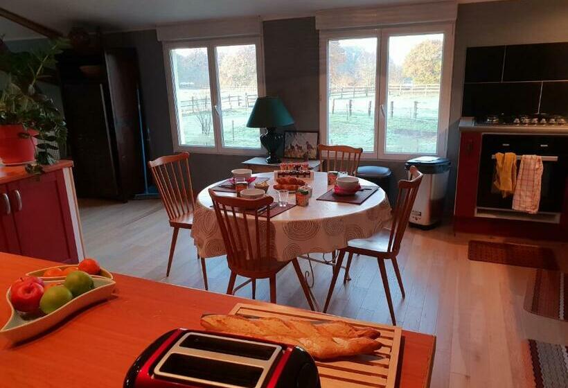 민박 Chambre D Hôte De L élevage Du Lattay