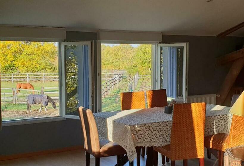 민박 Chambre D Hôte De L élevage Du Lattay