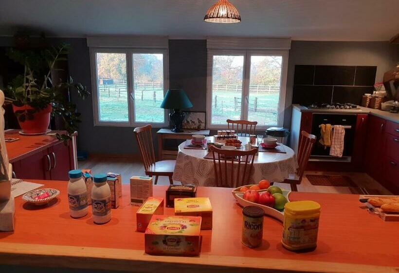 민박 Chambre D Hôte De L élevage Du Lattay