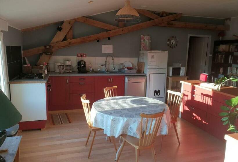 민박 Chambre D Hôte De L élevage Du Lattay