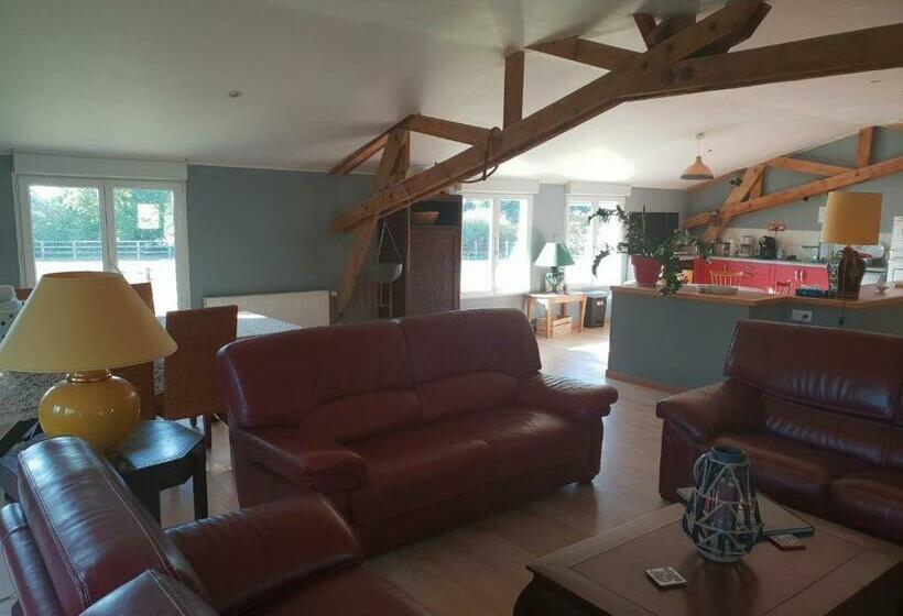 민박 Chambre D Hôte De L élevage Du Lattay