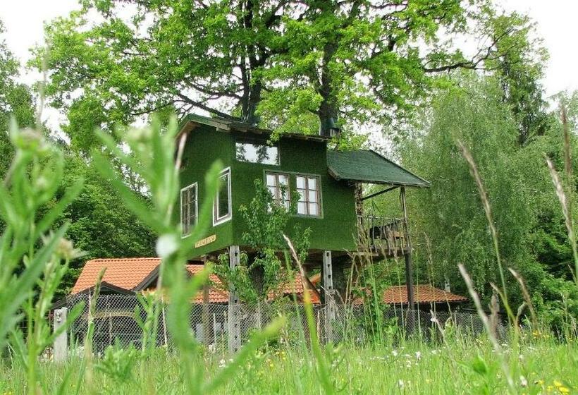 پانسیون Tree House Ramona & Fairytale Wooden House By Ljubljana