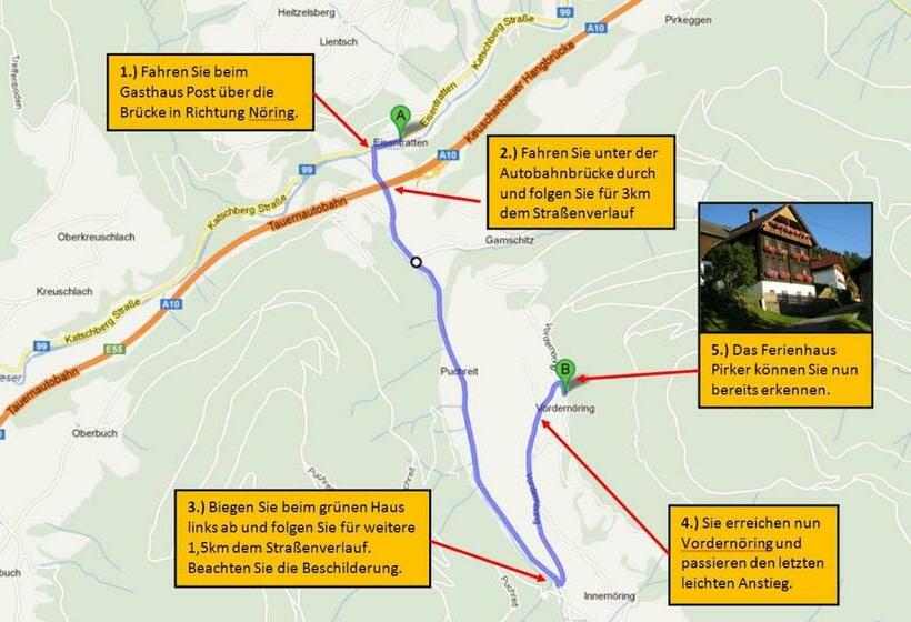 בית מלון כפרי Ferienhaus Pirker