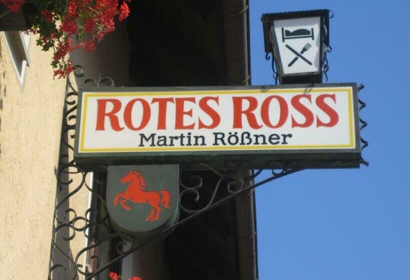 호텔 Gasthofmetzgerei Rotes Ross