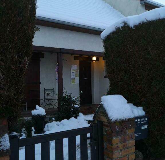 민박 Au Nid De Tillé
