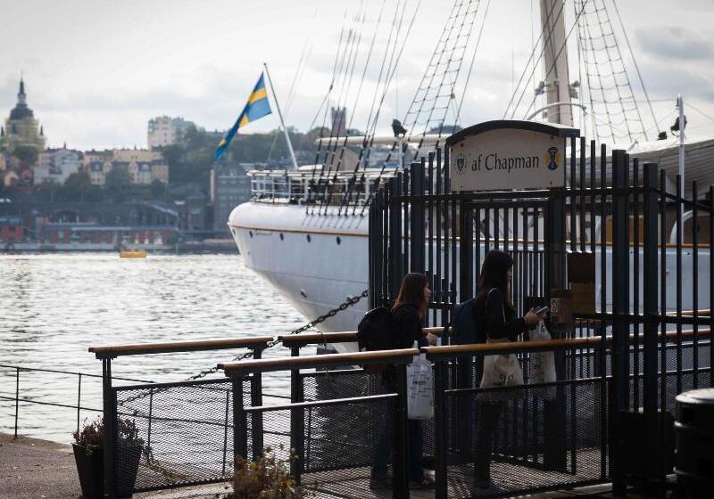 ユースホステル Stf Af Chapman & Skeppsholmen