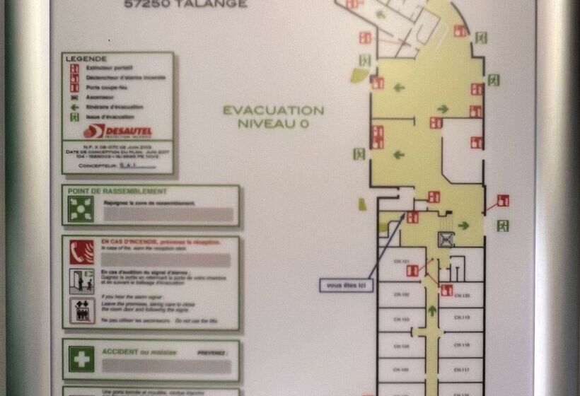 酒店 Campanile Metz Nord  Talange