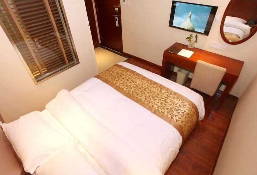 בית מלון כפרי Greentree Inn Nanjing Shanxi Road Cloth City Business