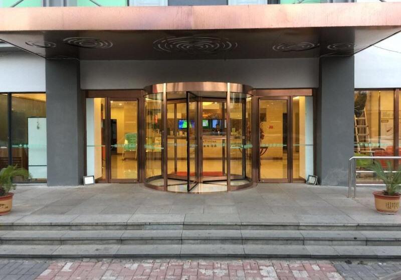 בית מלון כפרי Greentree Inn Tianjin Dabeiyuan Business