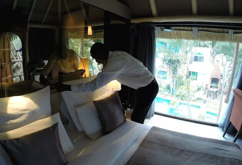 בית מלון כפרי Villa Das Mangas Garden