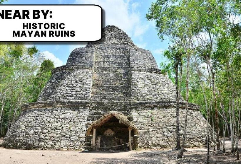 تختخواب و صبحانه Camp Akumal   Hosted Family Bungalows