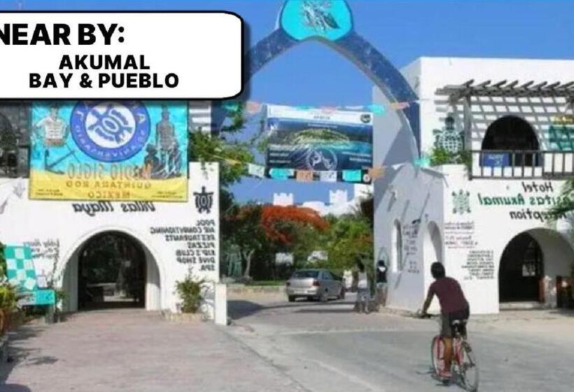 تختخواب و صبحانه Camp Akumal   Hosted Family Bungalows