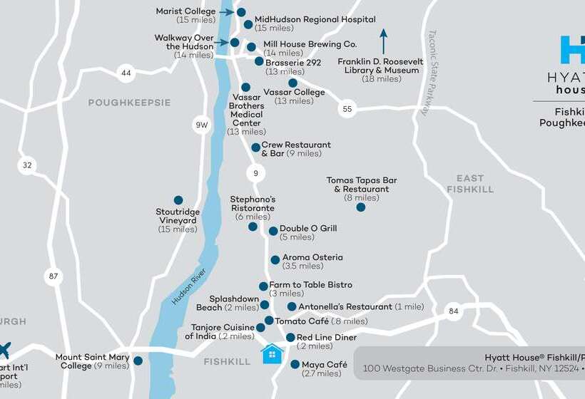 فندق Hyatt House Fishkill Poughkeepsie