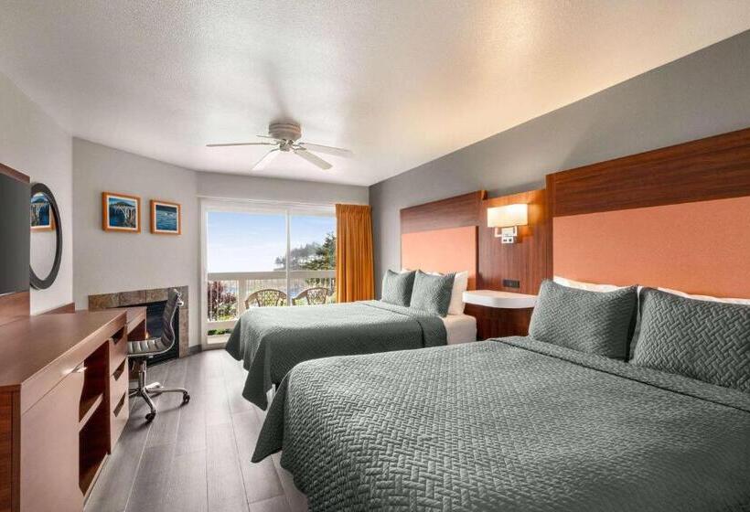 فندق على الطريق Travelodge By Wyndham Depoe Bay