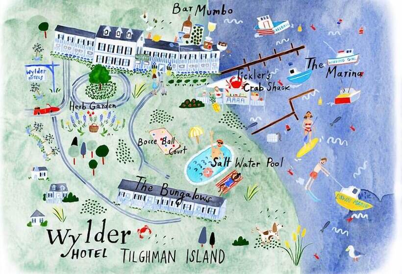 Wylder Hotel   Tilghman Island