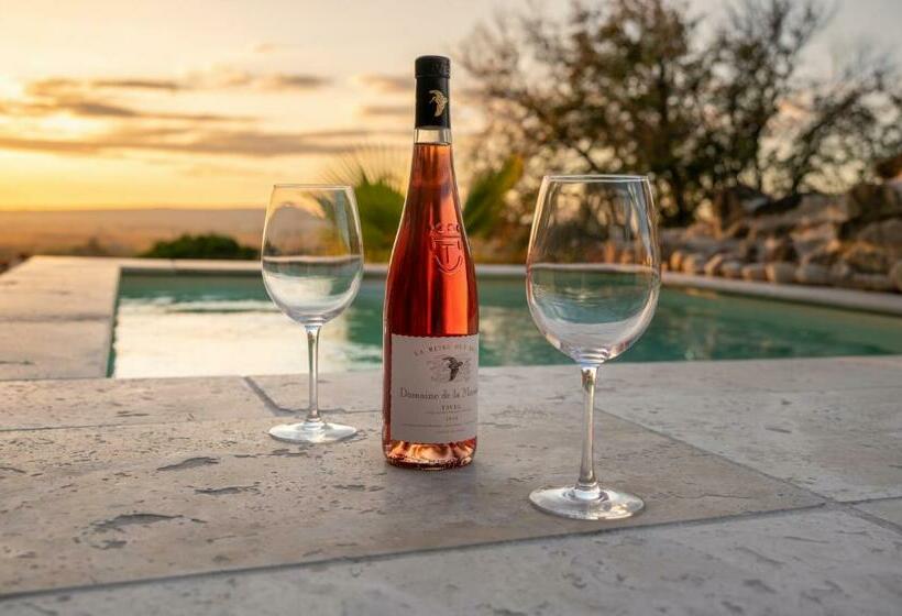 B&b Bacchus Grotto With Only 1 Suite 45m2, Plunge Pool & Jardin Privé