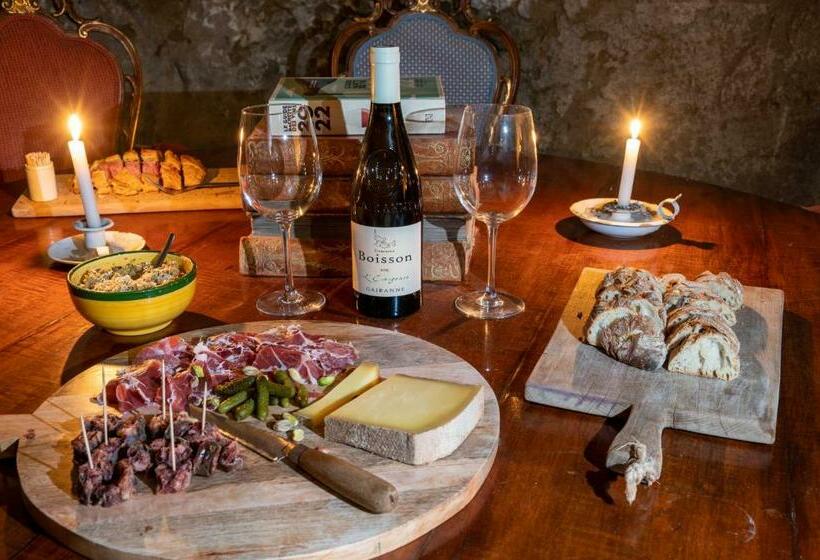 B&b Bacchus Grotto With Only 1 Suite 45m2, Plunge Pool & Jardin Privé